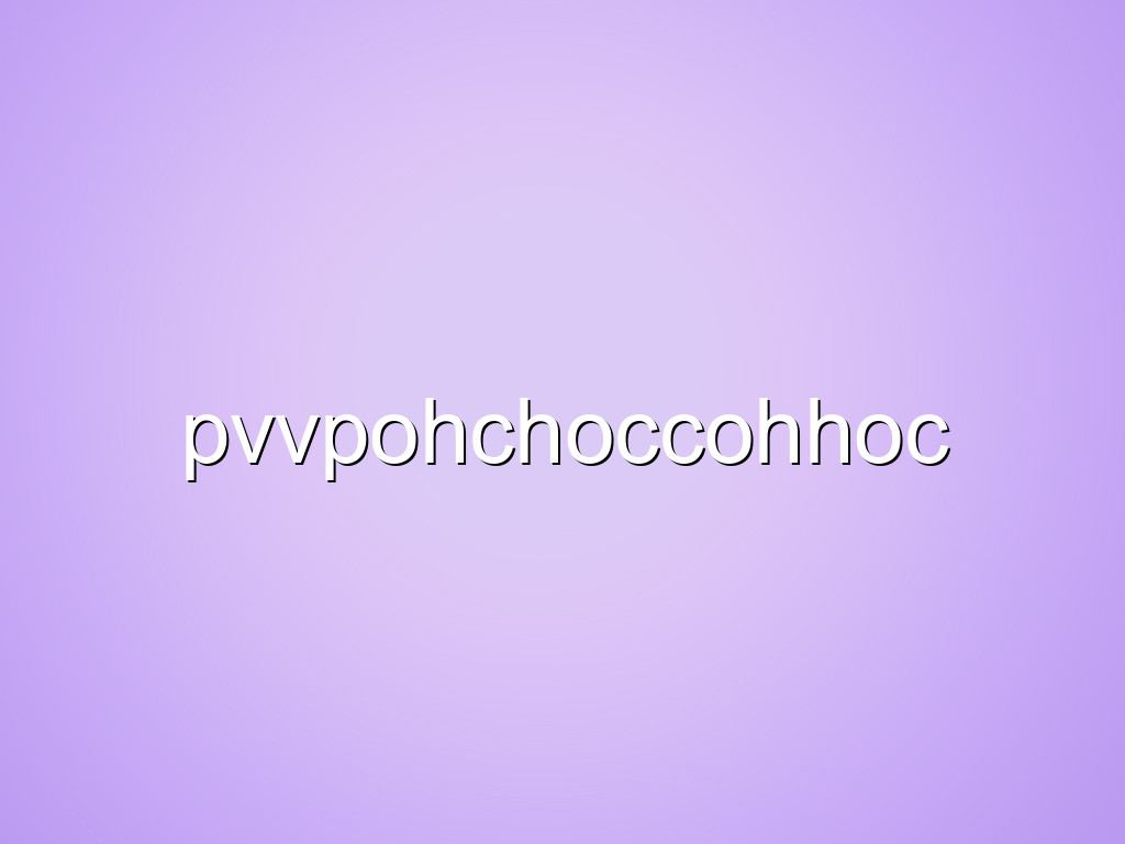 pvvpohchoccohhoc